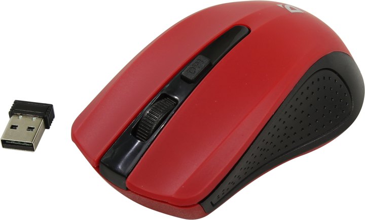 Defender Accura Wireless Optical Mouse <MM-935 Red>  (RTL) USB  3btn+Roll  <52937>