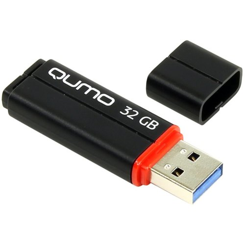 Qumo Speedster <QM32GUD3-SP-black> USB3.0  Flash  Drive 32Gb (RTL)