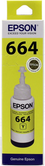 Чернила Epson T6644 Yellow для EPS  Inkjet L100