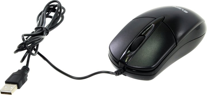 SVEN Optical Mouse <RX-112  Black>  (RTL) USB 3btn+Roll