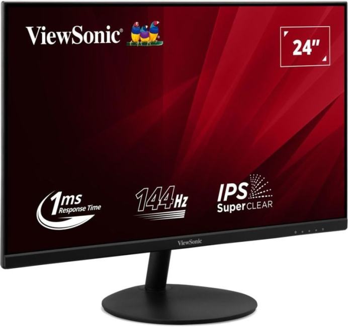 23.8" ЖК монитор Viewsonic VA24E2-H  (LCD, 1920x1080,  D-Sub,  HDMI)