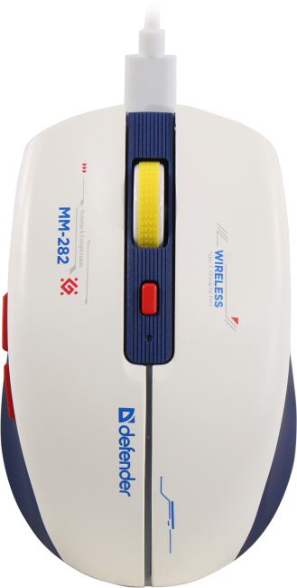 Defender Wireless Optical Mouse Dila <MM-282> (RTL)  USB  6btn+Roll  <52282>