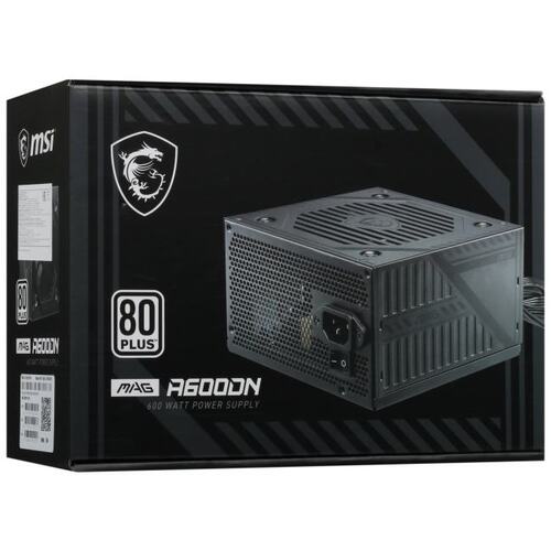 Блок питания MSI <MAG  A600DN> 600W  ATX  (24+2x4+2x6/8пин)