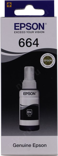 Чернила Epson T6641 Black для  EPS  Inkjet  L100