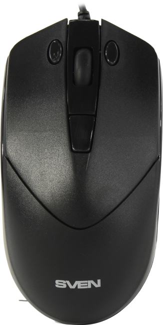 SVEN Optical Mouse <RX-95  Black> (RTL)  USB  6btn+Roll