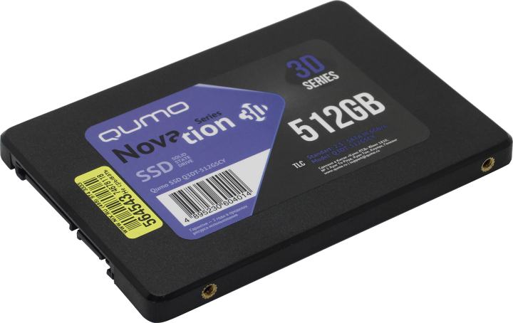 SSD 512 Gb SATA 6Gb/s QUMO Novation  <Q3DT-512GSCY> 2.5"