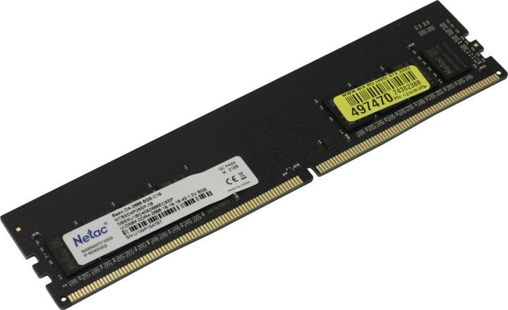 Netac Basic <NTBSD4P26SP-08>  DDR4  DIMM 8Gb <PC4-21300>