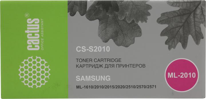 Картридж Cactus CS-S2010 для  Samsung ML-1610/2010/2015/2020/2510/2570/2571