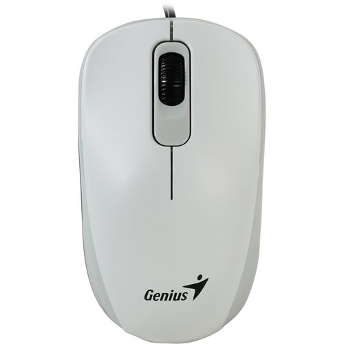 Genius Optical Mouse DX-110 <White>  (RTL)  USB 3btn+Roll (31010116102/31010009401)