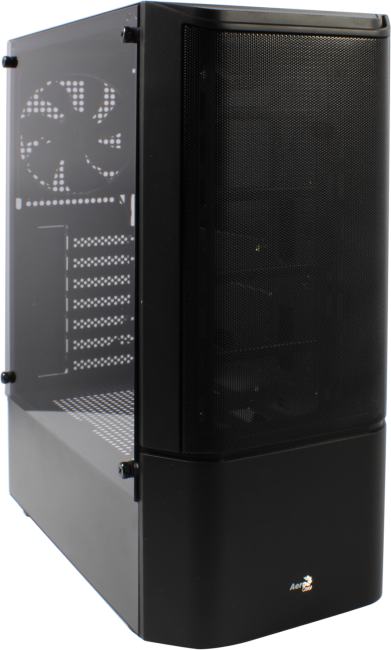 Miditower Aerocool <Quantum  Mesh-G-BK-v1> ATX  без  БП