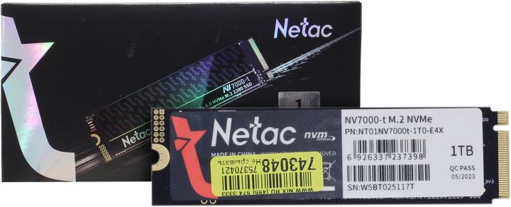 SSD 1 Tb M.2 2280 M  Netac  NV7000-t  <NT01NV7000t-1T0-E4X>