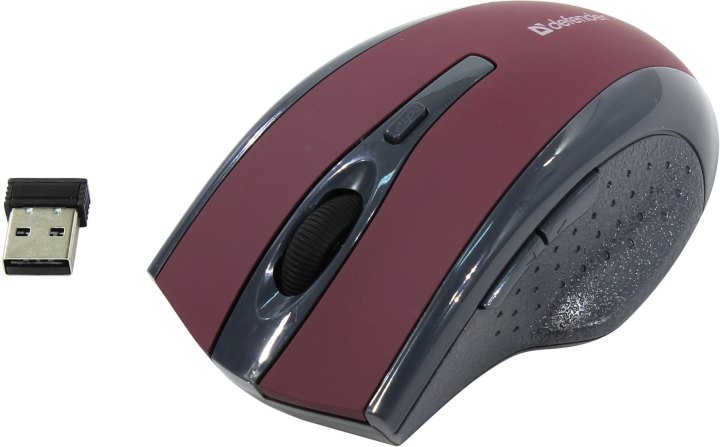 Defender Wireless Optical  Mouse Accura <MM-665 Red> (RTL) USB  6btn+Roll беспр.<52668>