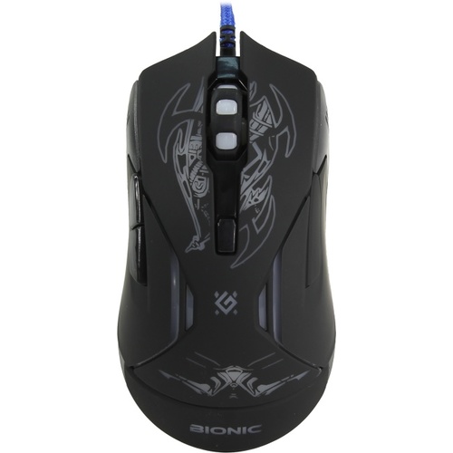 Defender Bionic Gaming Mouse <GM-250L>  (RTL) USB  6btn+Roll  <52250>