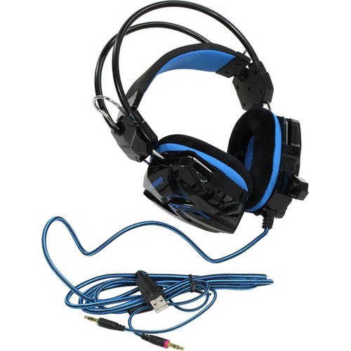 Наушники с микрофоном SmartBuy RUSH COBRA SBHG-1000 (шнур  2.2м,  с регулятором громкости)