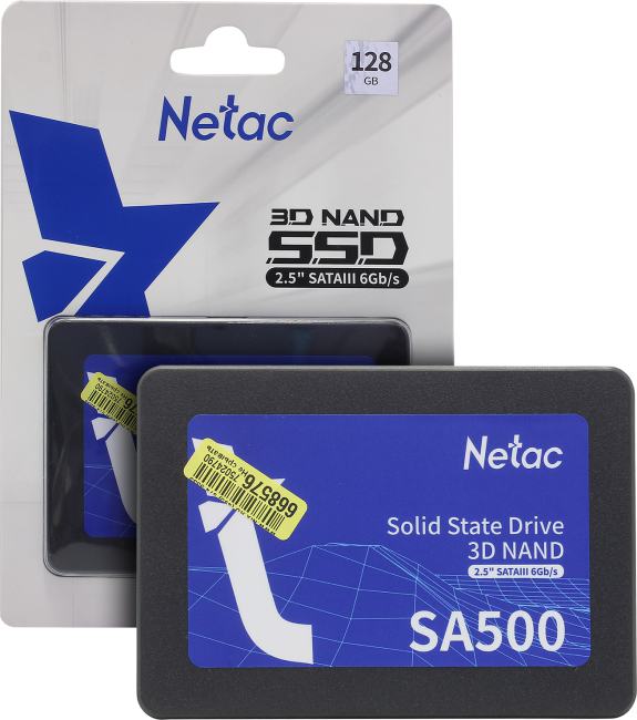 SSD 128 Gb SATA 6Gb/s Netac  SA500  <NT01SA500-128-S3X>  2.5"