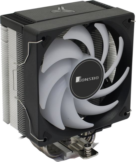 JONSBO <CR-1000 EVO Color Bk> Cooler (4пин,  115X/1200/1700/AM4/AM5, 22-32дБ,  600-1500об/мин,  Al+т