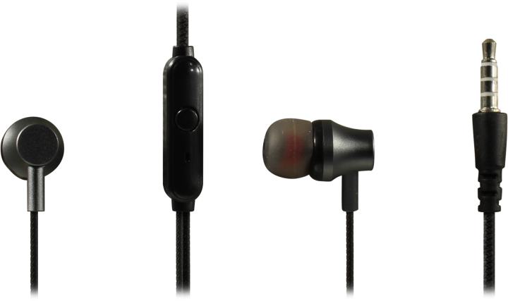Наушники с микрофоном SmartBuy M100 SBH-022K  (шнур 1.2м)