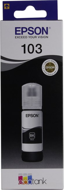 Чернила Epson T00S14A Black  (65мл)  для EPS L1110/3100/3101/3110/3111/3150/3151/3160/5190