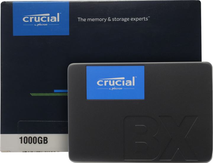 SSD 1 Tb SATA 6Gb/s Crucial BX500 <CT1000BX500SSD1> 2.5"  3D TLC