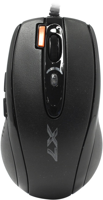 A4Tech Game Optical Mouse  <X-710BK-Black> (RTL)  USB  7btn+Roll