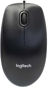 Logitech Mouse M100 Black <910-006652> (RTL)  USB 3btn+Roll
